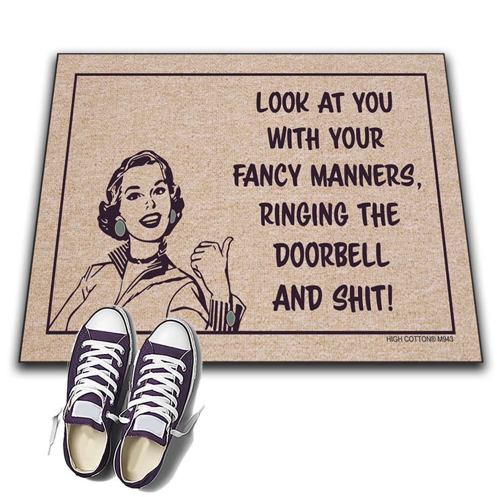 Fancy Manners Doormat