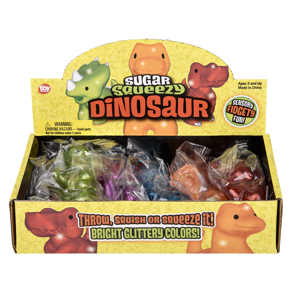 (T) 2"-2.5" SQUEEZY SUGAR DINOSAURS