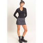 Pinstripe Skort
