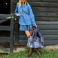 Case-Mate Navy Bandana Bow Jelly Tote Bag