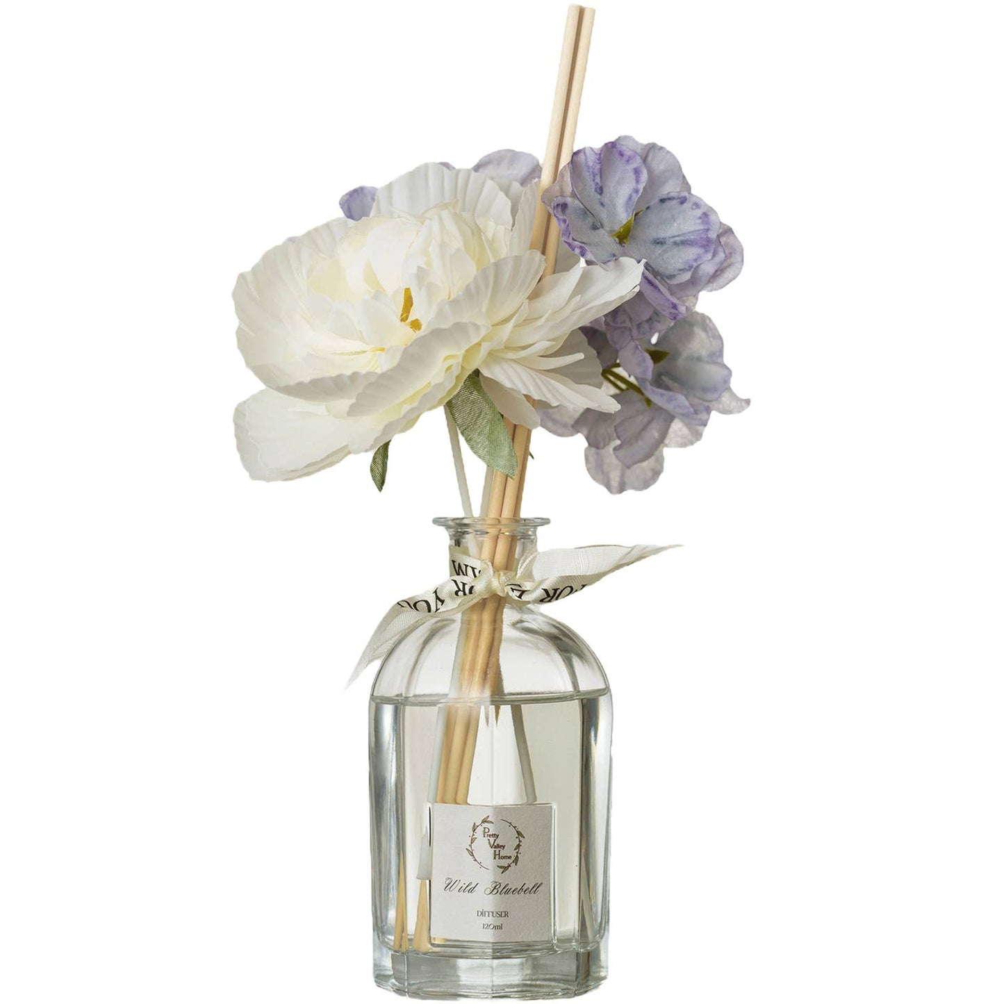 120Ml / 4.05 FL Oz Reed Diffuser Sets Faux Flowers