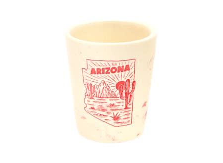 Shotglass-AZ Marbled Desert Cactus