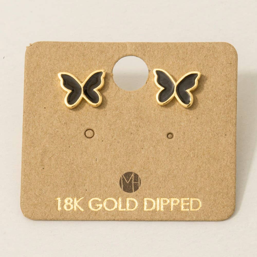 Mini Butterfly Stud Earrings
