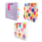Happy Birthday Gift Bags – Foil Accents, 3 Assorted Designs