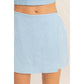 Gingham Checkered Sleeveless Top And Skort Set