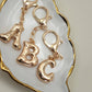 Bubble Letter Monogram Bag Charm Key Chain | 40KC161