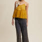 Wide-Leg Denim Drawstring Pants LP0256