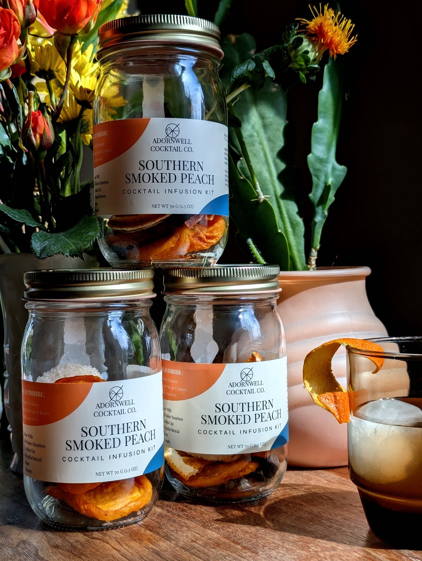 Southern Smoked Peach Cocktail Infusion Kit