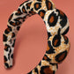 SPA SPONGE LEOPARD ANIMAL SCALLOPED HEADBAND | 40HB187