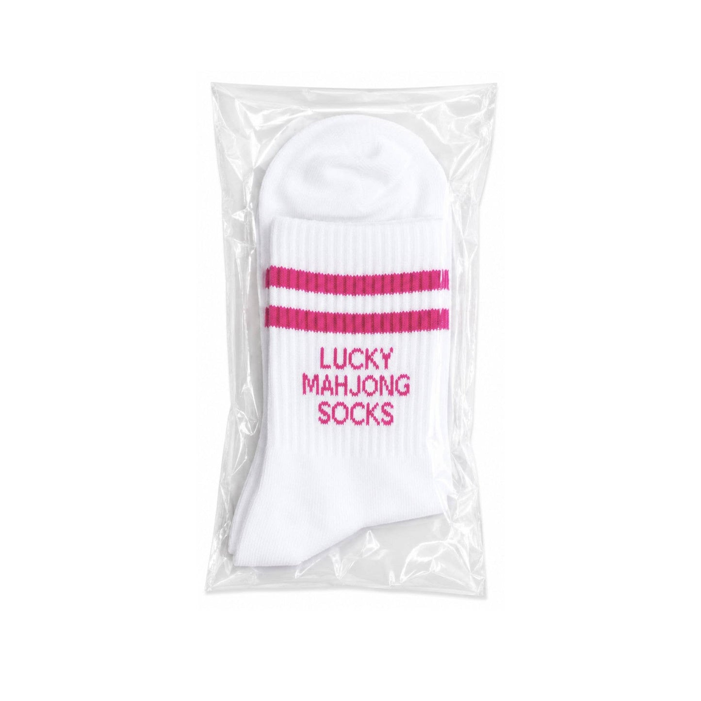 Lucky Mahjong Socks | Women's Athletic Crew Socks | PREORDER