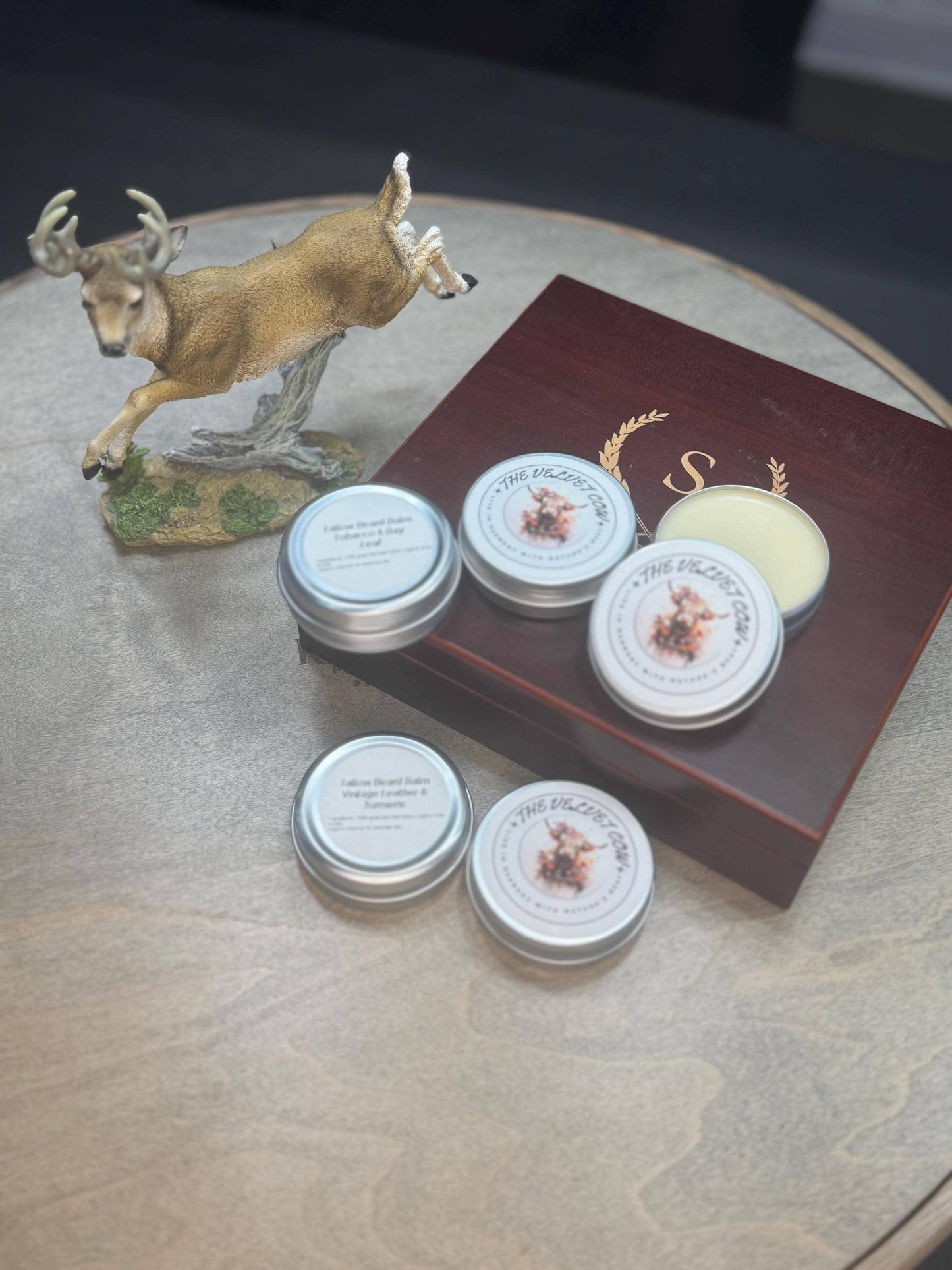 Men's Ultimate Grooming Essential - Grass-Fed Tallow Beard Balm, Luxurious Organic Tallow Beard Balm  Nourish Your Beard and Skin Naturally
