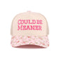Could Be Meaner Two Tone Mesh Snapback Hat
