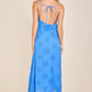 Eyelet Embroidered Spaghetti Strap Midi Dress