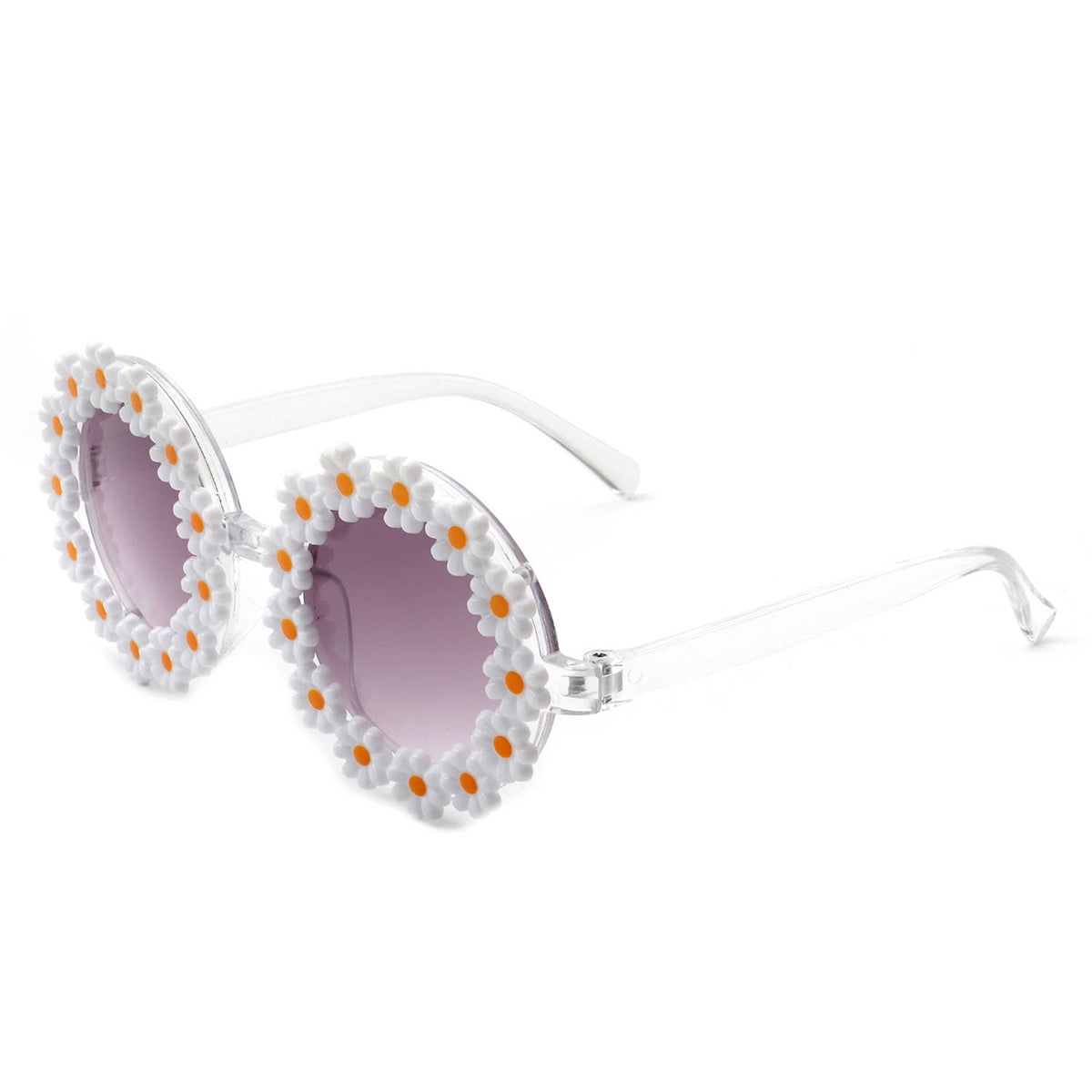 Kids Round Flower Sunglasses