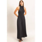 Sleeveless Halter Neck Jumpsuit