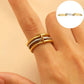 Stainless Steel Stackable Plain Band Rings Linked | 40R134