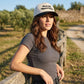 Fxck Off Respectfully Two Tone Canvas Cotton Cap Zenana Consgt.