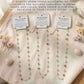 Dainty Crystal Chip Necklace 18K Gold Plated, Waterproof