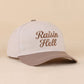 Raisin Hell Two Tone Snapback Hat Zenana Consgt.