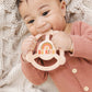 Silicone Teether Ring with Detachable Clip Be Kind Rainbows