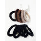 Brown Tone Multi Design Hair Ties