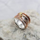 Gold Heart Spinner Ring