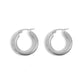 18K Gold PVD Stainless Steel Chunky Hoop Earring