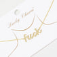 Gold-Dipped FUCK Fashion Necklaces