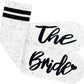 Double Stripe Cotton Socks - The Bride (Confetti Ivory)