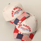 ONE NATION UNDER GOD Embroidered Patchwork Brim Trucker Hat