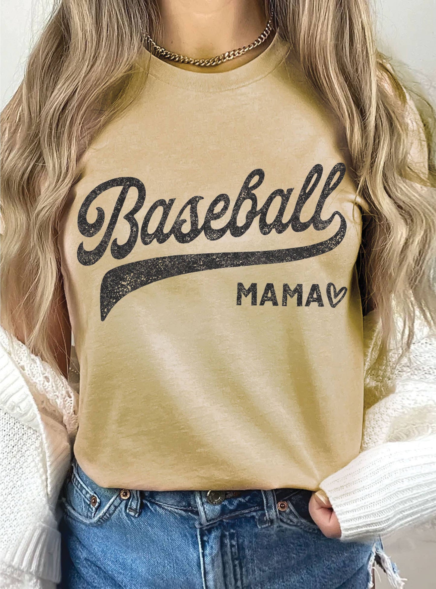 BASEBALL MAMA GRAPHIC TSHIRTS