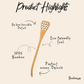 Bamboo Honey Dipper Spoon | Faire Market Bestseller