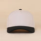 Plain Two Tone Canvas Cotton Snapback Hat