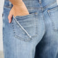 P8212M-MID RISE WIDE FRAYED SEAM