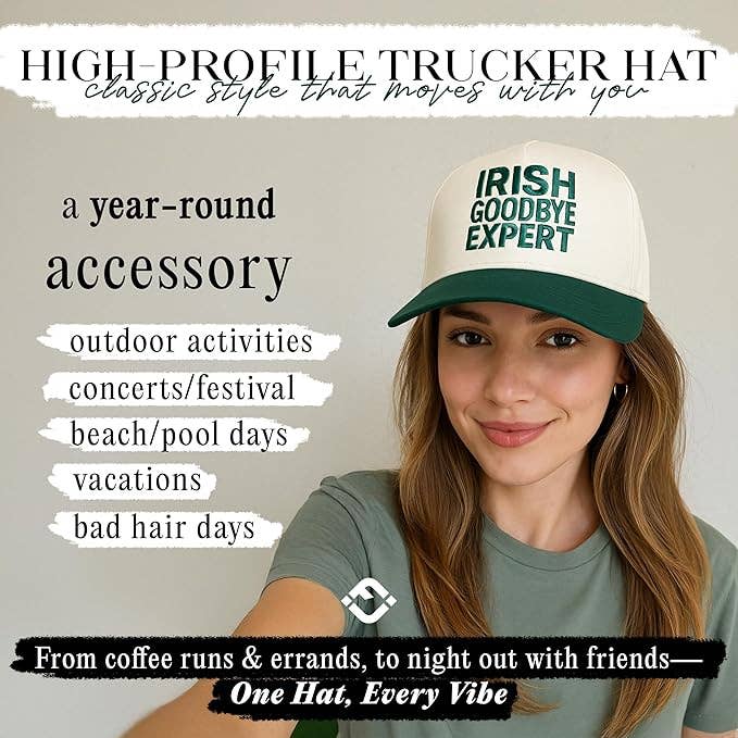 2 Pack: Two Tone Cap - Irish Goodbye Expert