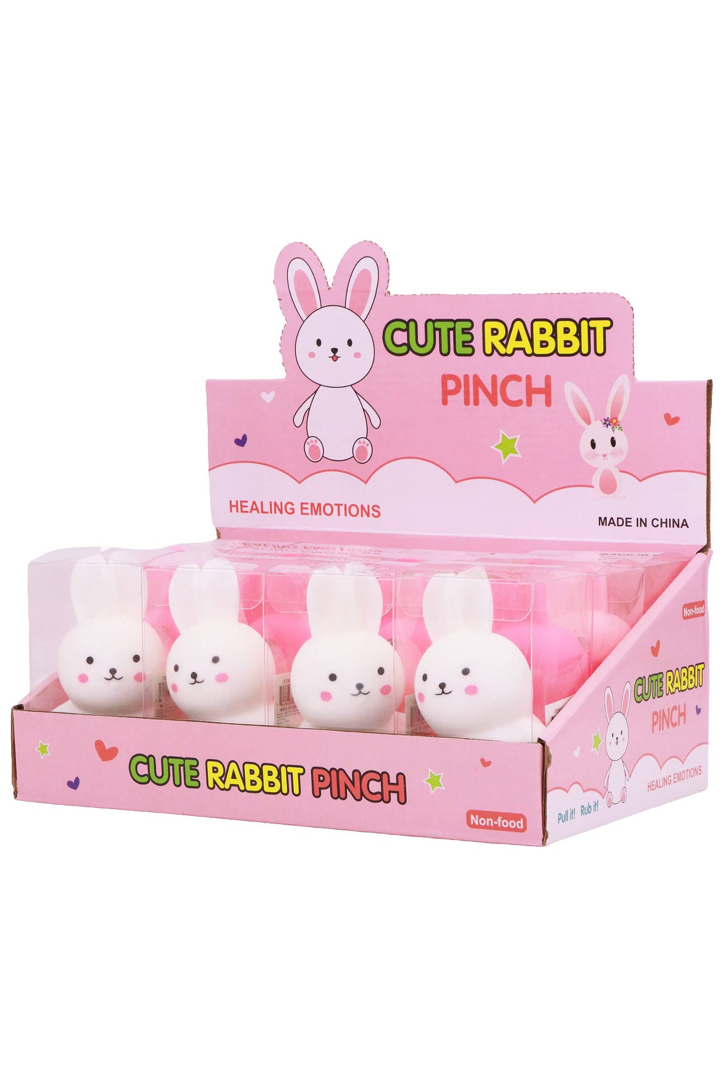 Cute Bunny Rabbit Slime Filled Squishy - 12 Pcs