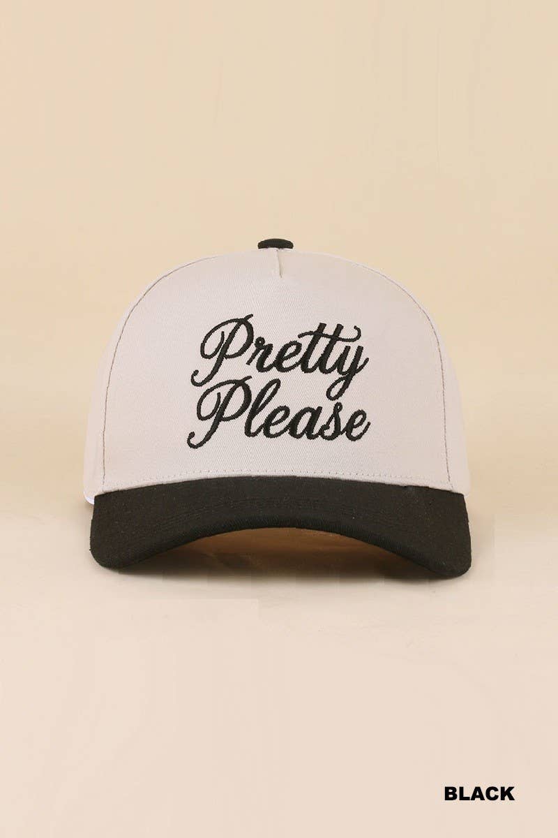 Pretty Please Two Tone Snapback Hat