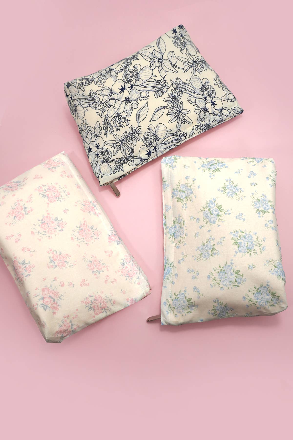 FLORAL COSMETIC MAKEUP POUCH BAG | 40P628