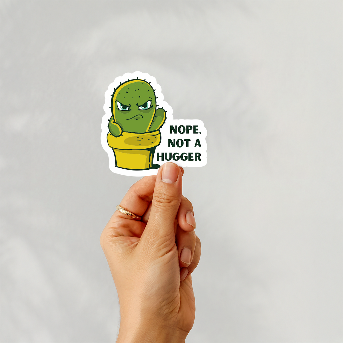 Nope, not a hugger