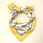 LEMON SILKY FEEL BANDANA SCARF | 40SC613 LEMON