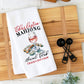 Custom Mahjong Social Club Towel, Mahjong Tile Game Decor