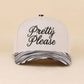 Pretty Please Two Tone Snapback Hat