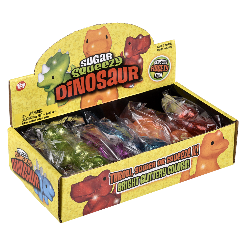 (T) 2"-2.5" SQUEEZY SUGAR DINOSAURS