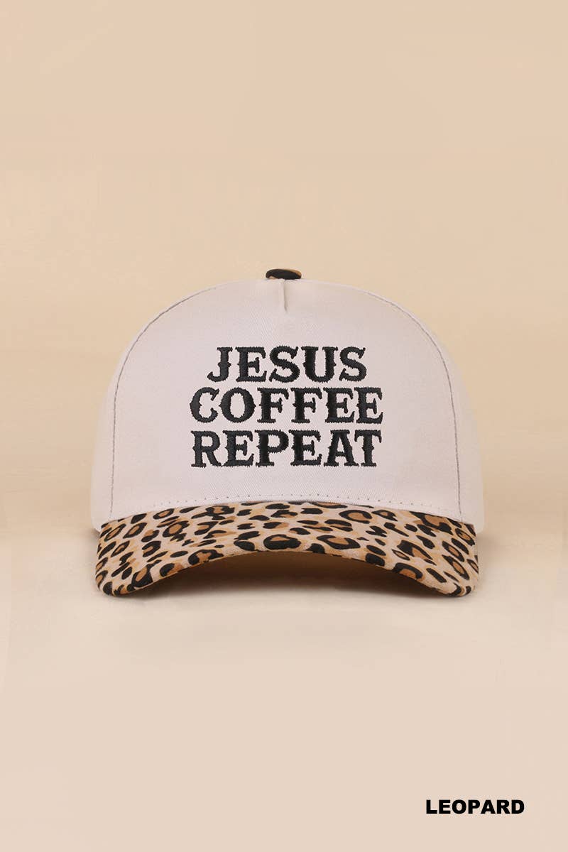 Coffee & Jesus Two Tone Cotton Hat
