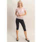 Textured Lace Short Sleeve Top