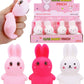Cute Bunny Rabbit Slime Filled Squishy - 12 Pcs