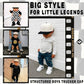 Kids/Baby Two Tone Vintage Cap - Black/Beige
