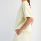 MODAL SCUBA V NECK FLAT PIPING SHORT SLEEVE TOP