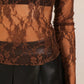 Layer Me Lace High Neck Top