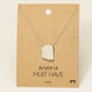 Arizona State Pendant Necklace